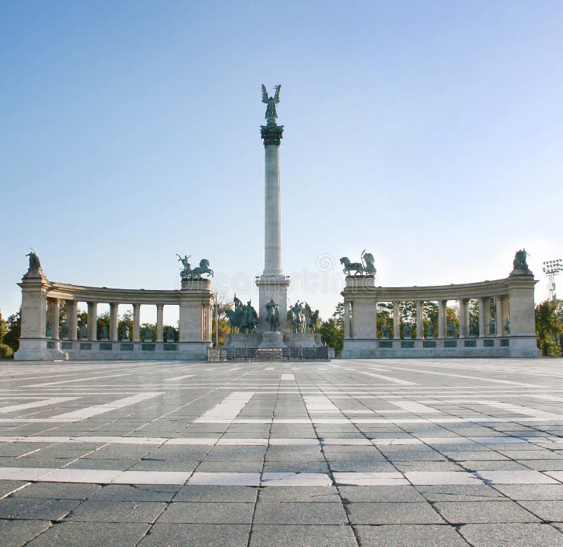 Hero s Square Budapest stock photo. Image of square, urban 11582570