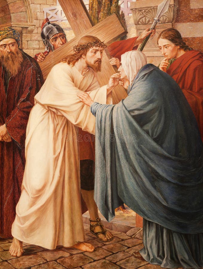 Herr - Jesus und Mary auf der Quermethode. lizenzfreies stockbild Herr - Jesus und Mary auf der Quermethode. lizenzfreies stockbild