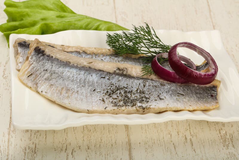 Herring fillet stock photo. Image of matjes, marinated 111924964