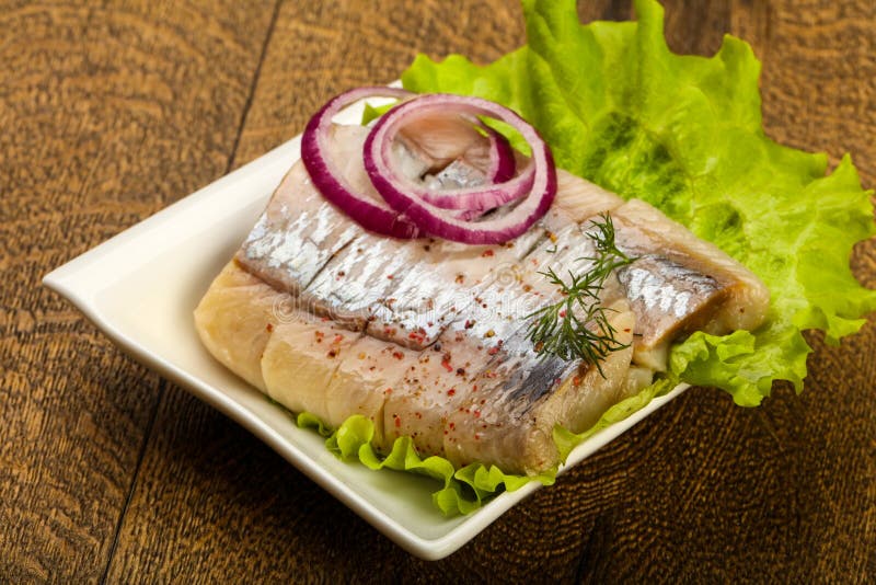 Herring fillet stock photo. Image of meal, salt, scandinavian 112818756