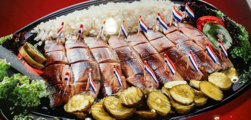 Herring platter or dish