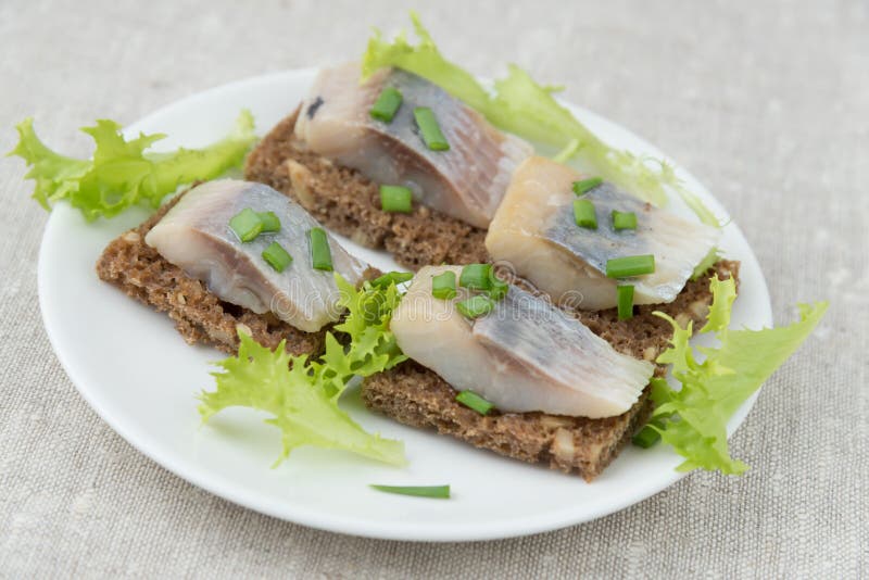 Herring sandwiches