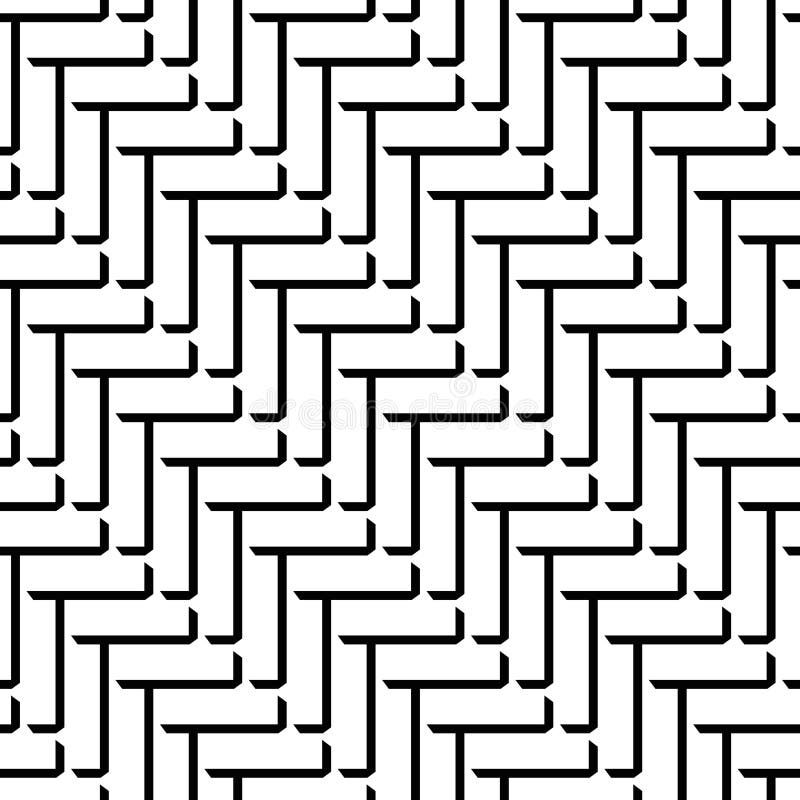 Vector geometric diagonal pattern stock illustration