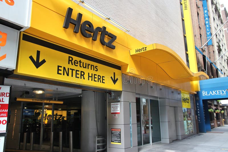 Hertz bilhyra royaltyfri bild Hertz bilhyra royaltyfri bild