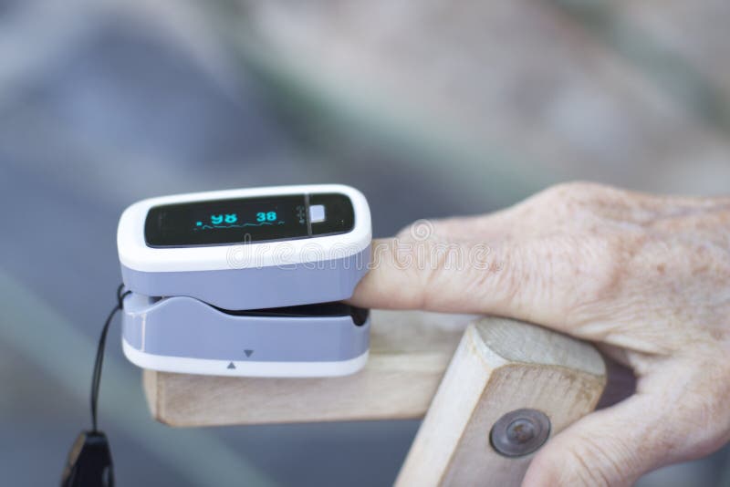 Herzfingerimpulsmeter stockbilder Herzfingerimpulsmeter stockbilder