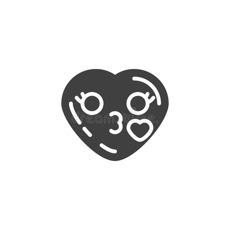 Kuss herz smiley zeichen
