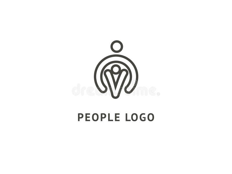 Het abstracte communautaire vectorontwerp van het embleempictogram Creatief agentschap, maatschappelijk werk, groepswerk, zaken, royalty-vrije illustratie Het abstracte communautaire vectorontwerp van het embleempictogram Creatief agentschap, maatschappelijk werk, groepswerk, zaken, royalty-vrije illustratie