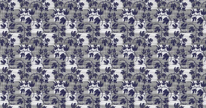 Het abstracte kleurrijke patroon van de blokdruk stock illustratie Het abstracte kleurrijke patroon van de blokdruk stock illustratie