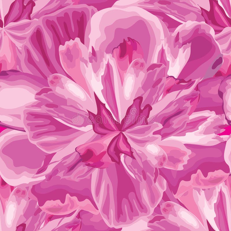Het abstracte naadloze patroon van het bloembloemblaadje Geweven achtergrond Flo
