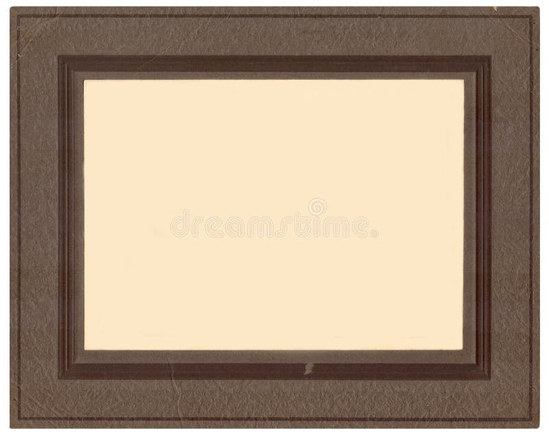 Het antieke Frame Bro van de Foto van de Studio royalty-vrije stock foto Het antieke Frame Bro van de Foto van de Studio royalty-vrije stock foto