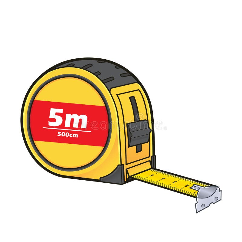 Het apparaat voorgenomen voor meting van lengte stock illustratie Het apparaat voorgenomen voor meting van lengte stock illustratie