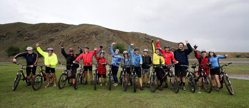 Mountain Biking Adventure in the Mongolian Mountains. Mountain Biking Adventure in the Mongolian Mountains