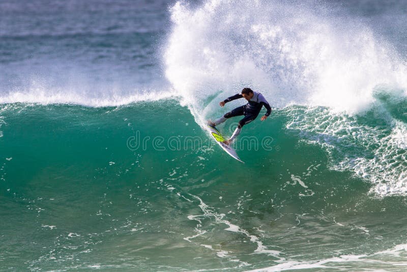 Het baai-Spoor surfer-J van Jordy Smith-ProKerf 2 royalty-vrije stock fotografie Het baai-Spoor surfer-J van Jordy Smith-ProKerf 2 royalty-vrije stock fotografie