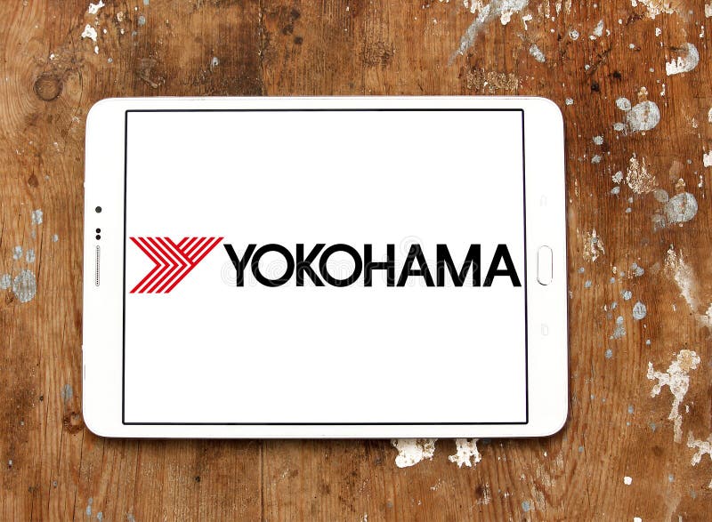 Het bedrijfembleem van de Yokohamaband stock foto Het bedrijfembleem van de Yokohamaband stock foto