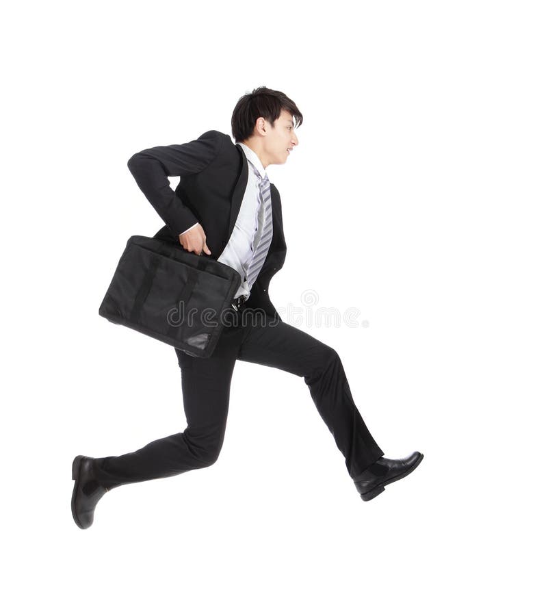 Het bedrijfsmens lopen stock afbeelding Het bedrijfsmens lopen stock afbeelding