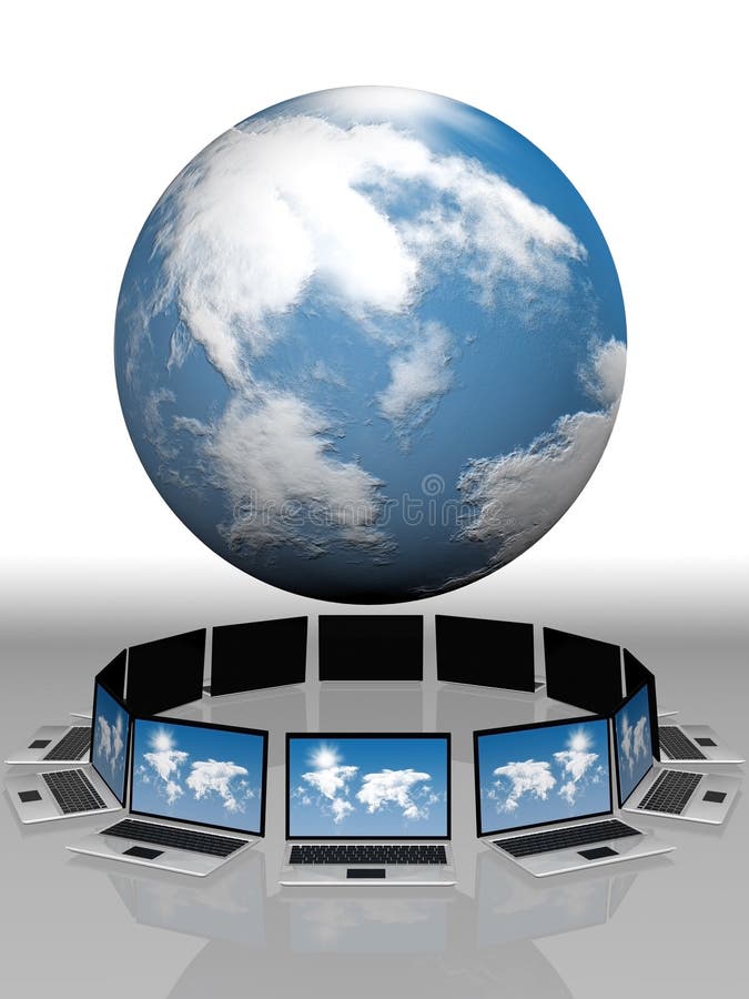 Het beeld van computer vector illustratie