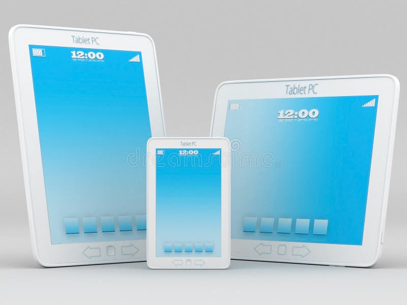 Het beeld van computer stock illustratie