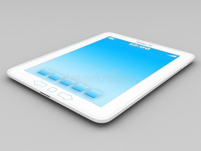 Het beeld van computer royalty-vrije illustratie