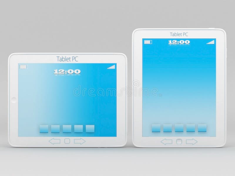 Het beeld van computer royalty-vrije illustratie