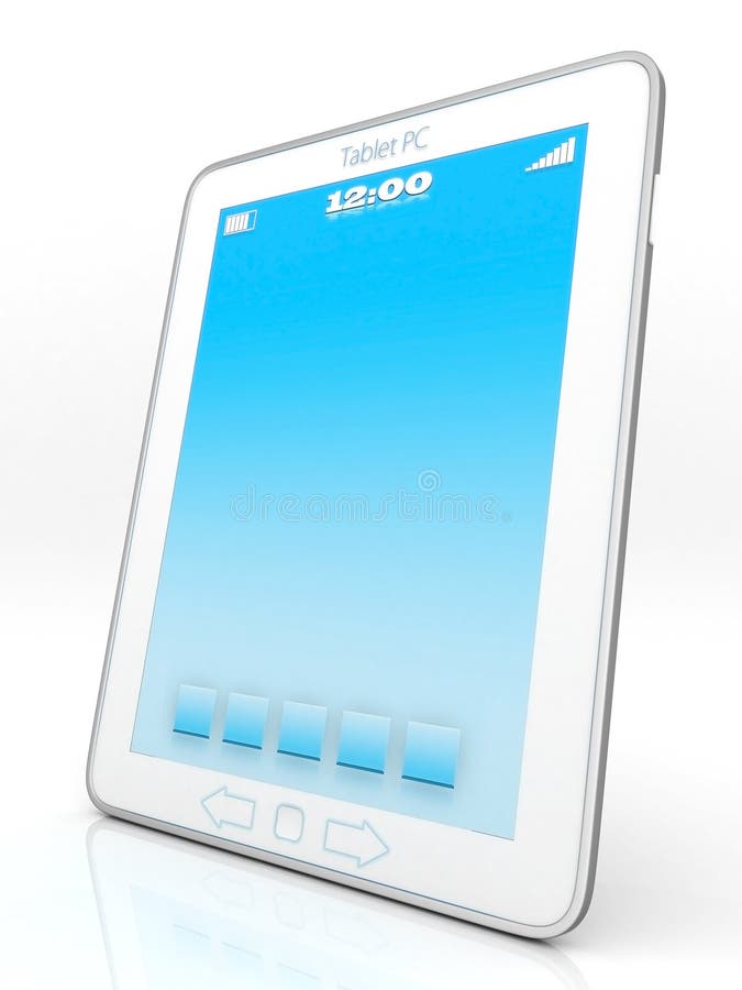 Het beeld van computer stock illustratie