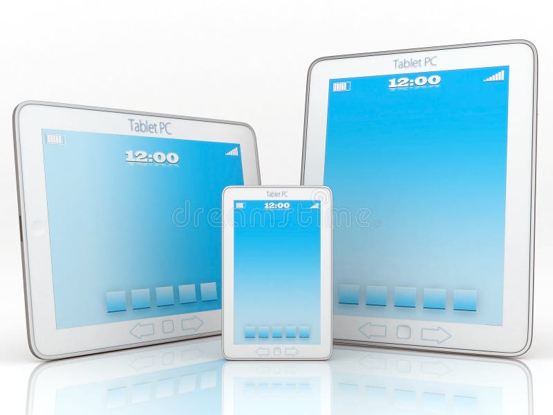 Het beeld van computer stock illustratie