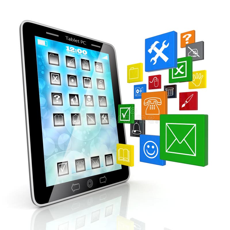 Het beeld van computer vector illustratie