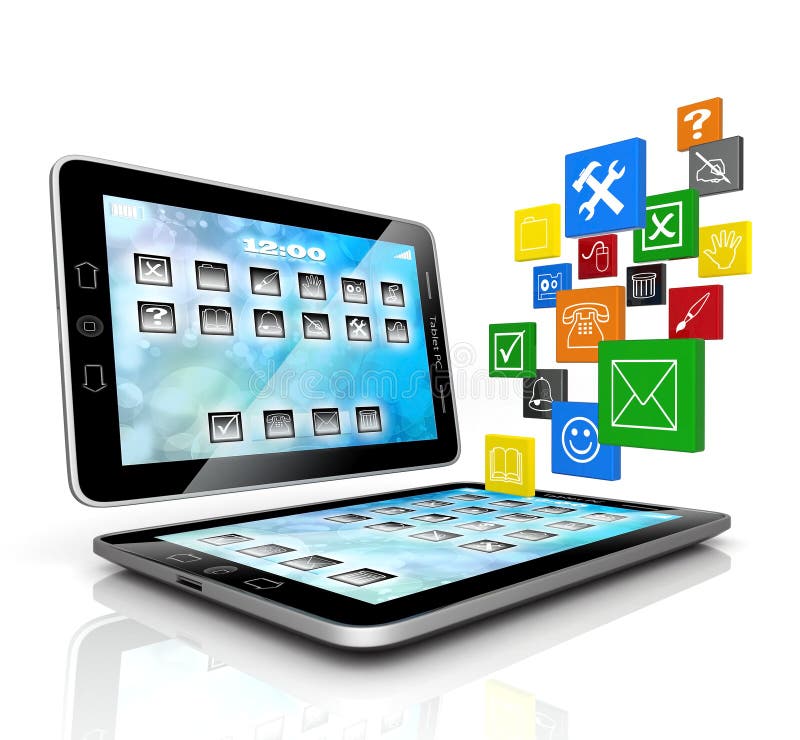 De afbeelding van de computer vector illustratie