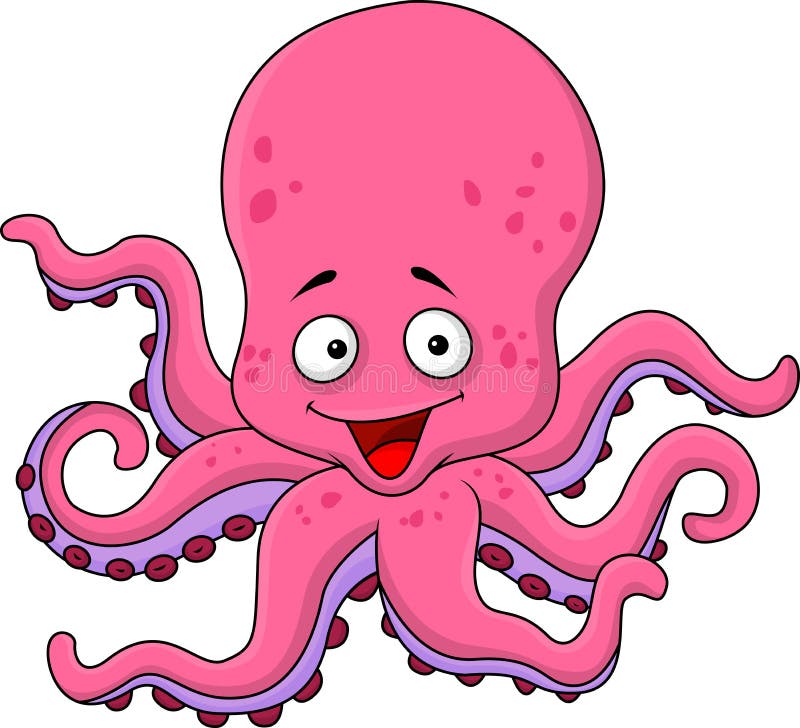 Het beeldverhaal van de octopus vector illustratie Het beeldverhaal van de octopus vector illustratie
