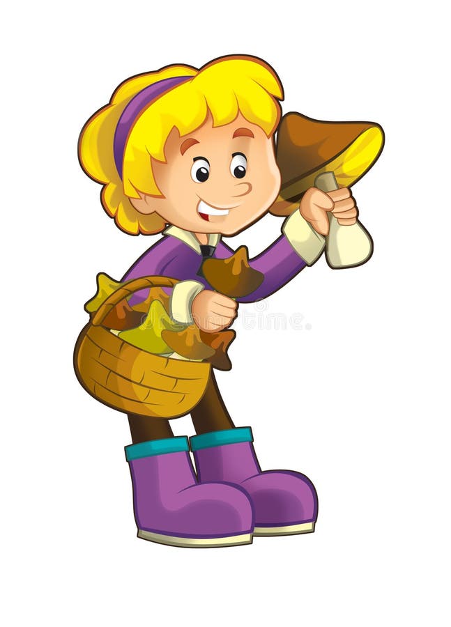 Het beeldverhaalkind - illustratie voor de kinderen stock illustratie Het beeldverhaalkind - illustratie voor de kinderen stock illustratie