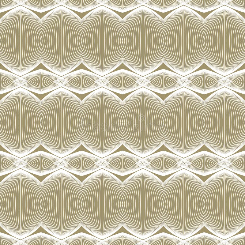 Het beige en witte lineaire patroon van de luxe royalty-vrije illustratie Het beige en witte lineaire patroon van de luxe royalty-vrije illustratie