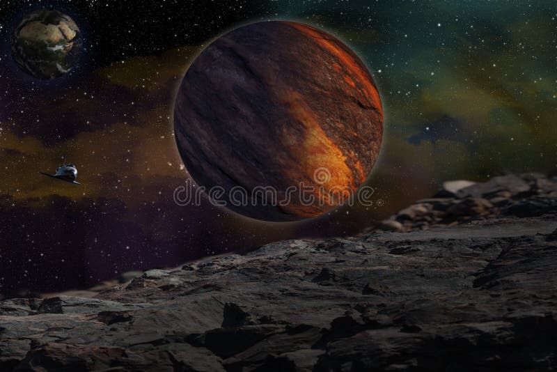 Het bestuderen van anderen planeet stock afbeeldingen Het bestuderen van anderen planeet stock afbeeldingen