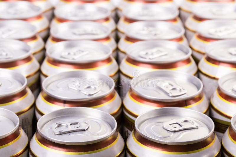 Bierblikje stock afbeeldingen