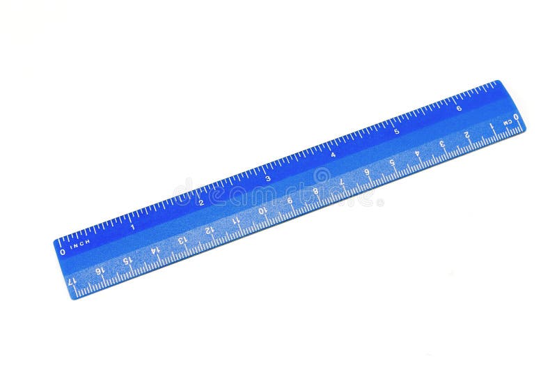 Het blauw van de heerser stock fotografie Het blauw van de heerser stock fotografie