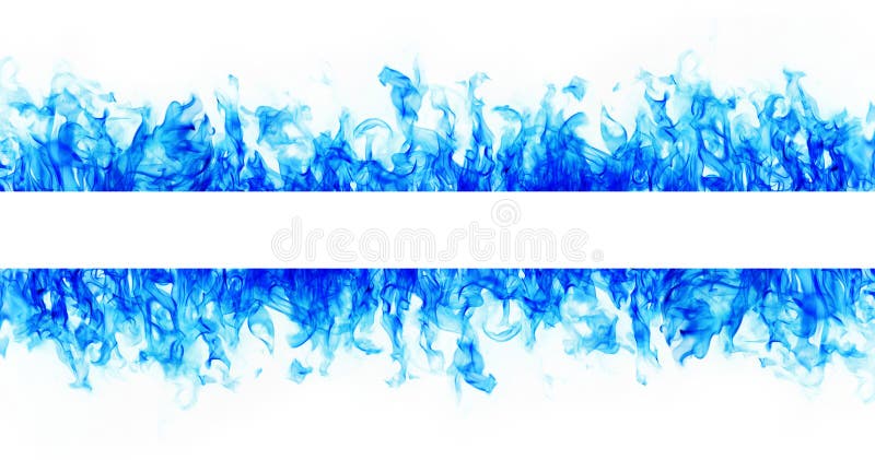 Het blauwe kader van de Brandvlam