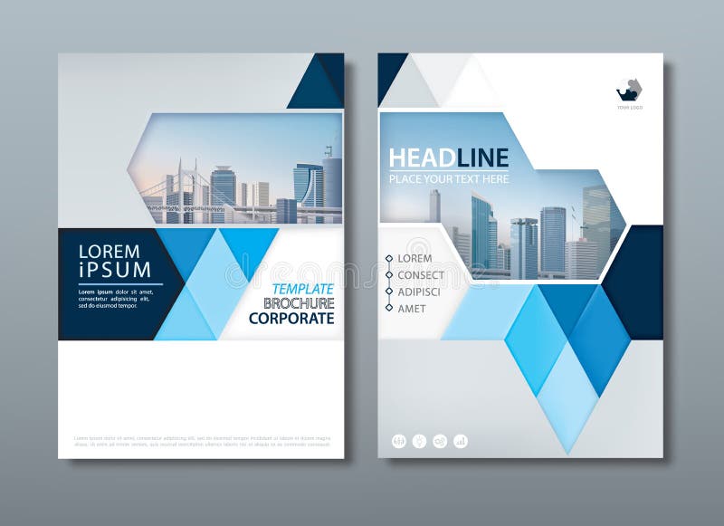 Blue annual report brochure flyer design template, Leaflet cover presentation, book cover, layout in A4 size. Blue annual report brochure flyer design template, Leaflet cover presentation, book cover, layout in A4 size.