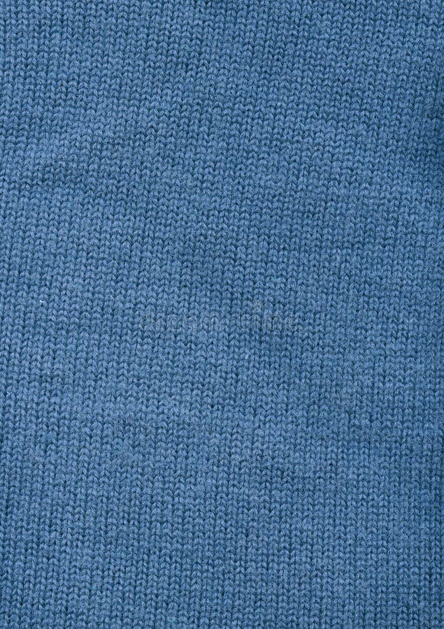 Het blauwe Materiaal van de Wol stock foto Het blauwe Materiaal van de Wol stock foto