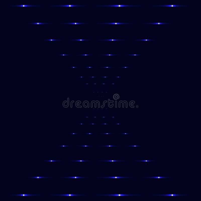 Het blauwe perspectief van de neonlaser stock illustratie Het blauwe perspectief van de neonlaser stock illustratie
