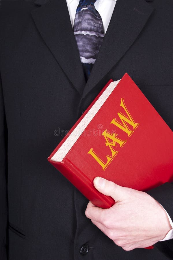Het Boek van de Wet van de Holding van de advocaat royalty-vrije stock afbeeldingen Het Boek van de Wet van de Holding van de advocaat royalty-vrije stock afbeeldingen