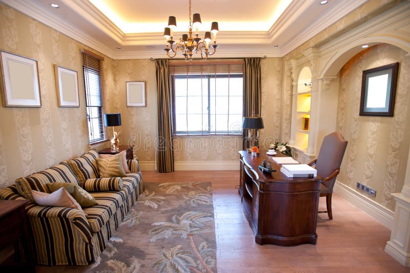 Het Bureau van het huis royalty-vrije stock foto Het Bureau van het huis royalty-vrije stock foto