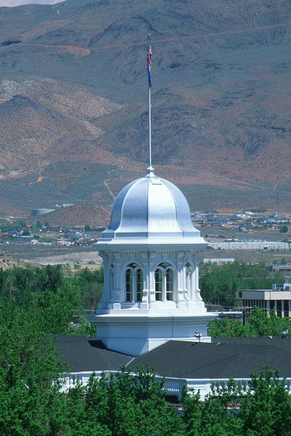 Het Capitool van de staat van Nevada, Carson City royalty-vrije stock afbeelding Het Capitool van de staat van Nevada, Carson City royalty-vrije stock afbeelding