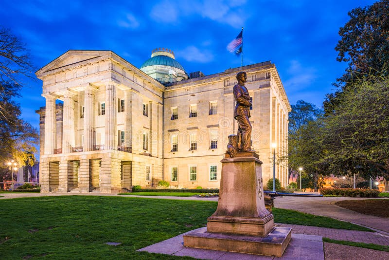 Het Capitool van de Staat van Noord-Carolina