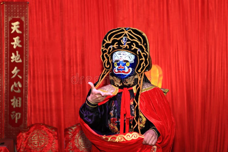 Het Chinese art. van gezichtsmaskers royalty-vrije stock fotografie Het Chinese art. van gezichtsmaskers royalty-vrije stock fotografie