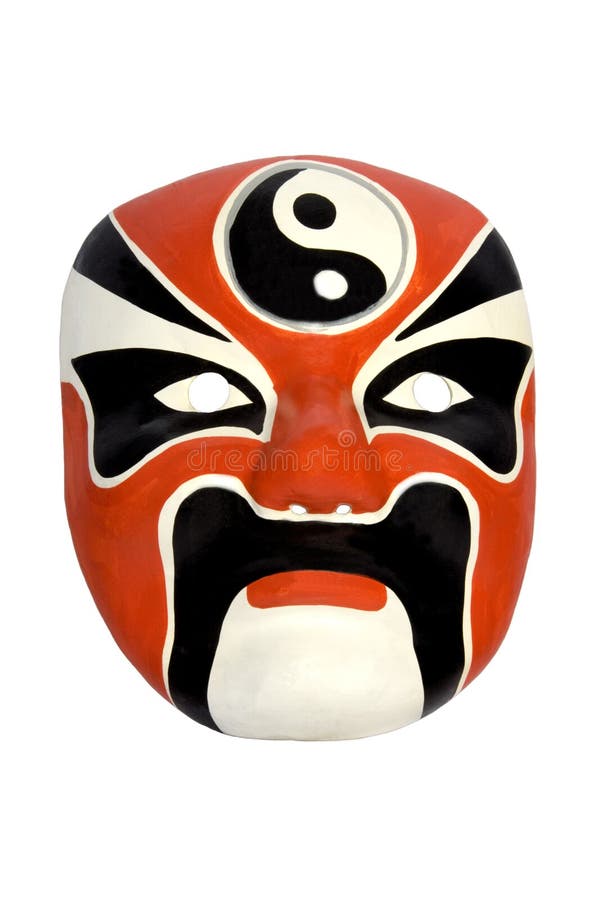Het Chinese Masker Van De Opera Stock Foto Image cultuur, gevormd: