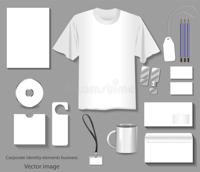 Het collectieve beeld van identiteitsmalplaatjes vector illustratie Het collectieve beeld van identiteitsmalplaatjes vector illustratie