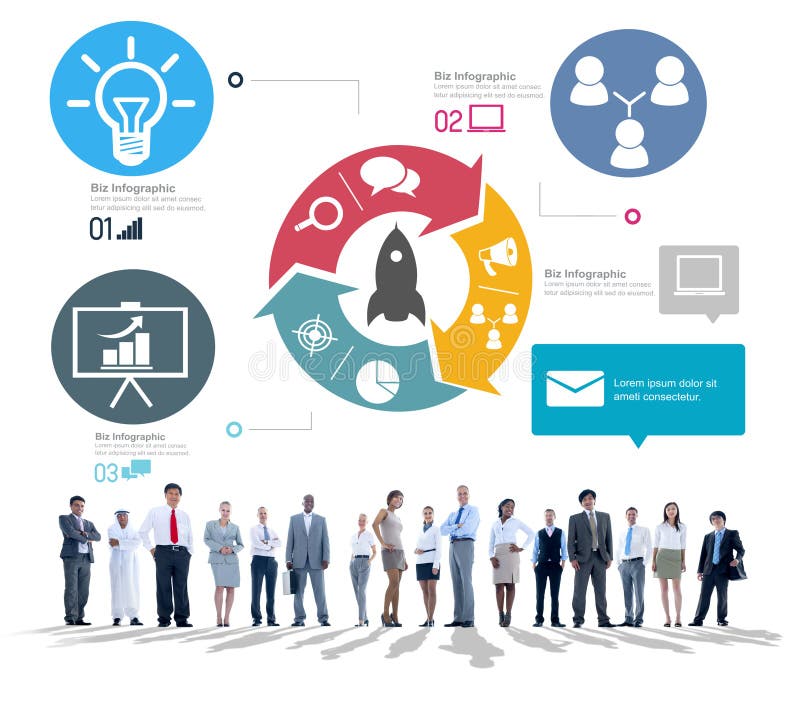 Het Concept innovatie van de Startsuccesgroei vector illustratie Het Concept innovatie van de Startsuccesgroei vector illustratie