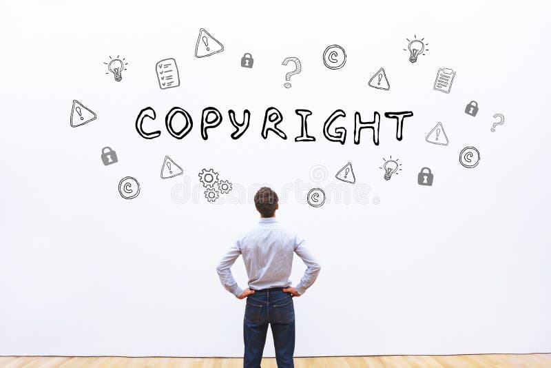 Het concept van Copyright royalty-vrije stock foto Het concept van Copyright royalty-vrije stock foto