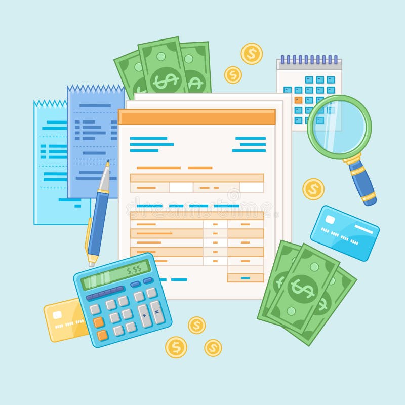 Het concept van de boekhouding Belastingsbetaling en rekening Financiële analyse, planning Documenten, vormen