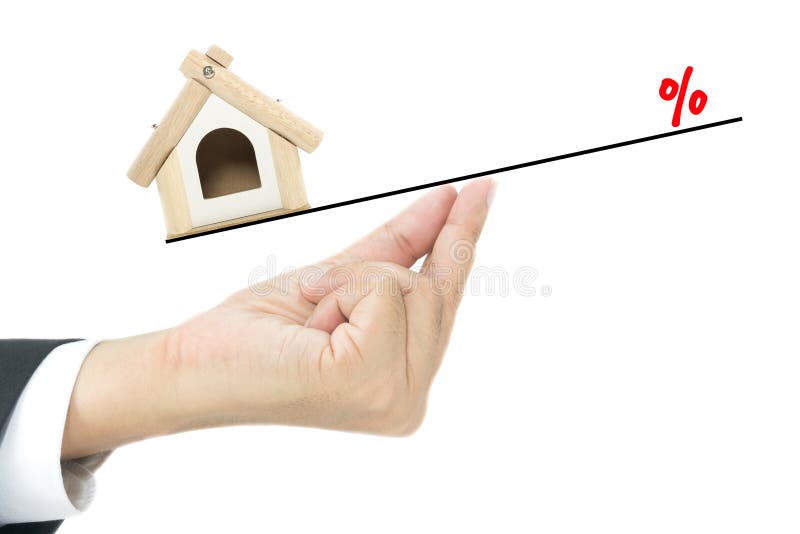 Het concept van de huislening stock foto Het concept van de huislening stock foto