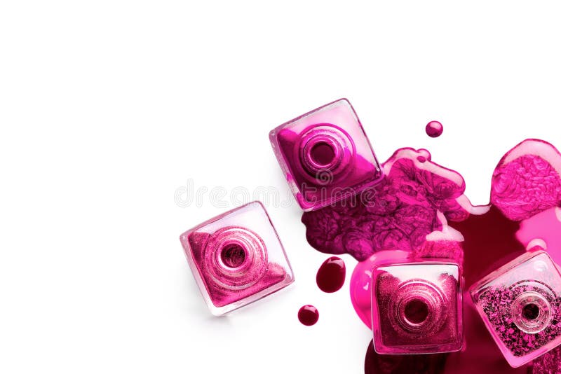 Het concept van de spijkerkunst Metaal nagellak royalty-vrije stock afbeelding Het concept van de spijkerkunst Metaal nagellak royalty-vrije stock afbeelding