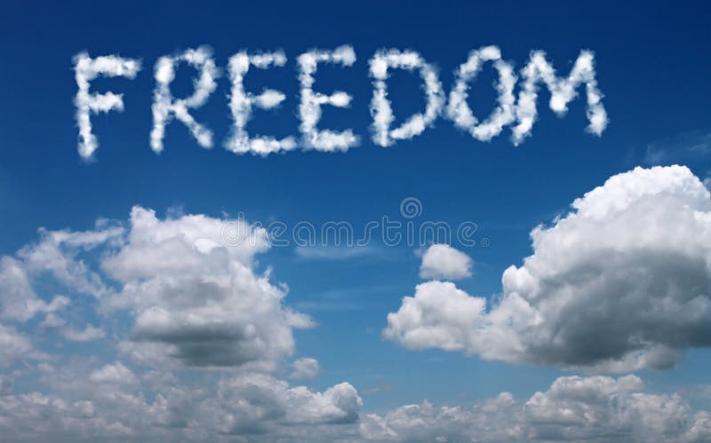 Het concept van de vrijheid
